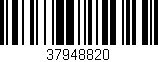 Código de barras (EAN, GTIN, SKU, ISBN): '37948820'