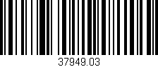 Código de barras (EAN, GTIN, SKU, ISBN): '37949.03'
