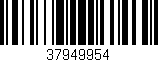 Código de barras (EAN, GTIN, SKU, ISBN): '37949954'