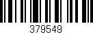 Código de barras (EAN, GTIN, SKU, ISBN): '379549'