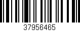 Código de barras (EAN, GTIN, SKU, ISBN): '37956465'