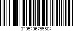 Código de barras (EAN, GTIN, SKU, ISBN): '3795736755504'