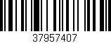 Código de barras (EAN, GTIN, SKU, ISBN): '37957407'