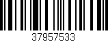 Código de barras (EAN, GTIN, SKU, ISBN): '37957533'