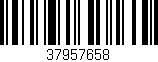 Código de barras (EAN, GTIN, SKU, ISBN): '37957658'