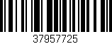 Código de barras (EAN, GTIN, SKU, ISBN): '37957725'