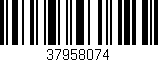 Código de barras (EAN, GTIN, SKU, ISBN): '37958074'