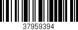 Código de barras (EAN, GTIN, SKU, ISBN): '37959394'