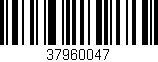 Código de barras (EAN, GTIN, SKU, ISBN): '37960047'