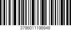Código de barras (EAN, GTIN, SKU, ISBN): '3796011198948'