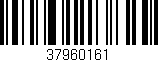 Código de barras (EAN, GTIN, SKU, ISBN): '37960161'