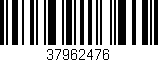 Código de barras (EAN, GTIN, SKU, ISBN): '37962476'