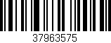 Código de barras (EAN, GTIN, SKU, ISBN): '37963575'
