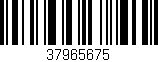 Código de barras (EAN, GTIN, SKU, ISBN): '37965675'