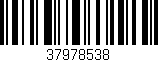 Código de barras (EAN, GTIN, SKU, ISBN): '37978538'