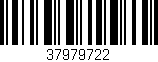 Código de barras (EAN, GTIN, SKU, ISBN): '37979722'