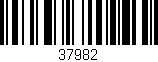 Código de barras (EAN, GTIN, SKU, ISBN): '37982'