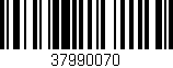 Código de barras (EAN, GTIN, SKU, ISBN): '37990070'