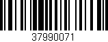 Código de barras (EAN, GTIN, SKU, ISBN): '37990071'