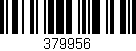 Código de barras (EAN, GTIN, SKU, ISBN): '379956'