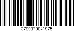 Código de barras (EAN, GTIN, SKU, ISBN): '3799879041975'