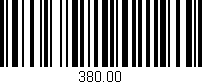 Código de barras (EAN, GTIN, SKU, ISBN): '380.00'