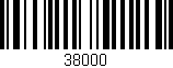 Código de barras (EAN, GTIN, SKU, ISBN): '38000'