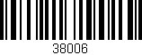 Código de barras (EAN, GTIN, SKU, ISBN): '38006'