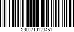 Código de barras (EAN, GTIN, SKU, ISBN): '3800719123451'