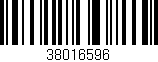 Código de barras (EAN, GTIN, SKU, ISBN): '38016596'