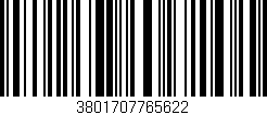 Código de barras (EAN, GTIN, SKU, ISBN): '3801707765622'
