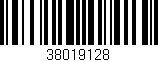 Código de barras (EAN, GTIN, SKU, ISBN): '38019128'
