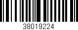 Código de barras (EAN, GTIN, SKU, ISBN): '38019224'