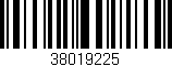 Código de barras (EAN, GTIN, SKU, ISBN): '38019225'