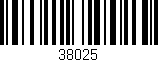Código de barras (EAN, GTIN, SKU, ISBN): '38025'