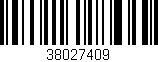 Código de barras (EAN, GTIN, SKU, ISBN): '38027409'