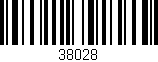 Código de barras (EAN, GTIN, SKU, ISBN): '38028'