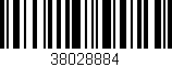 Código de barras (EAN, GTIN, SKU, ISBN): '38028884'