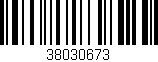 Código de barras (EAN, GTIN, SKU, ISBN): '38030673'