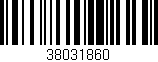 Código de barras (EAN, GTIN, SKU, ISBN): '38031860'