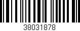 Código de barras (EAN, GTIN, SKU, ISBN): '38031878'