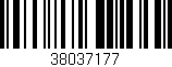 Código de barras (EAN, GTIN, SKU, ISBN): '38037177'