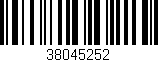 Código de barras (EAN, GTIN, SKU, ISBN): '38045252'