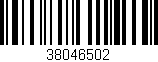 Código de barras (EAN, GTIN, SKU, ISBN): '38046502'