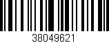 Código de barras (EAN, GTIN, SKU, ISBN): '38049621'