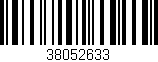 Código de barras (EAN, GTIN, SKU, ISBN): '38052633'