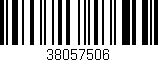 Código de barras (EAN, GTIN, SKU, ISBN): '38057506'