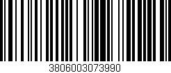 Código de barras (EAN, GTIN, SKU, ISBN): '3806003073990'