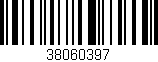 Código de barras (EAN, GTIN, SKU, ISBN): '38060397'