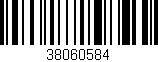 Código de barras (EAN, GTIN, SKU, ISBN): '38060584'